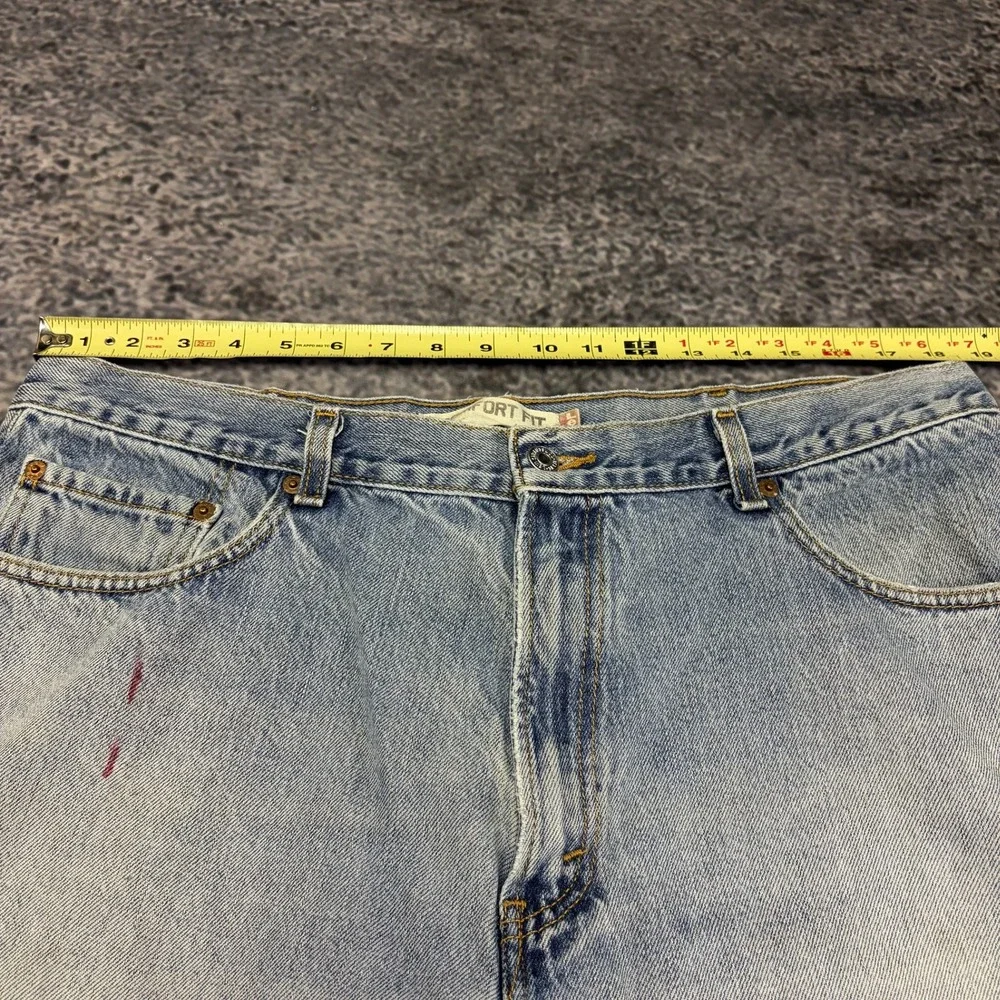 Levi's 560 Jeans Comfort Fit Mens 36x30 Blue Denim Straight Leg VTG Y2K